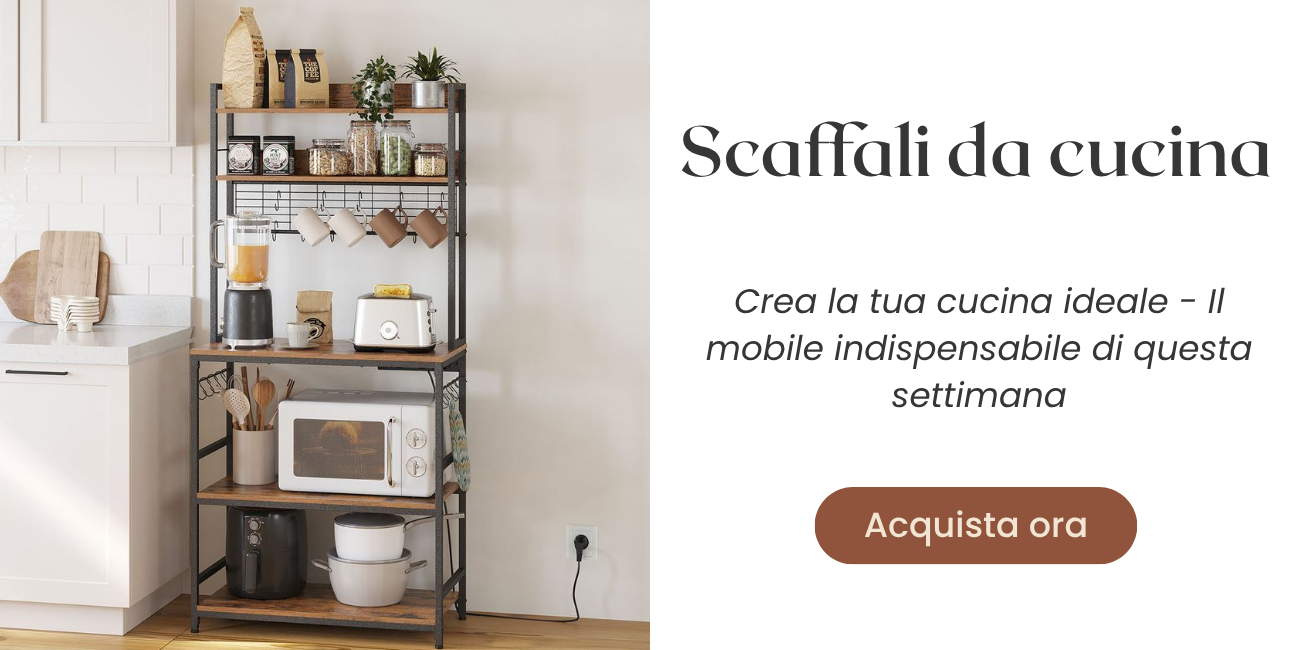 Scaffali da cucina