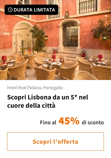 Scopri Lisbona da un 5* nel cuore della città