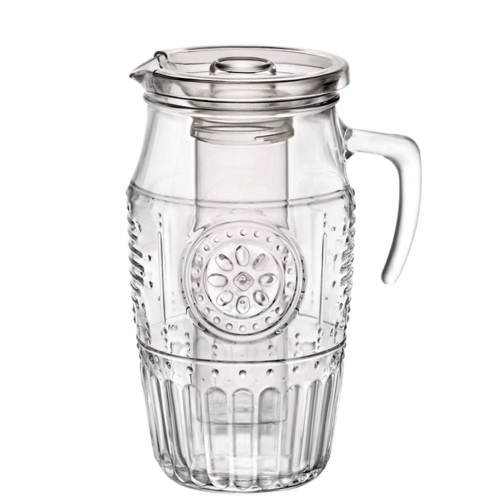1.8 Liters - Romantic Glass Pitcher