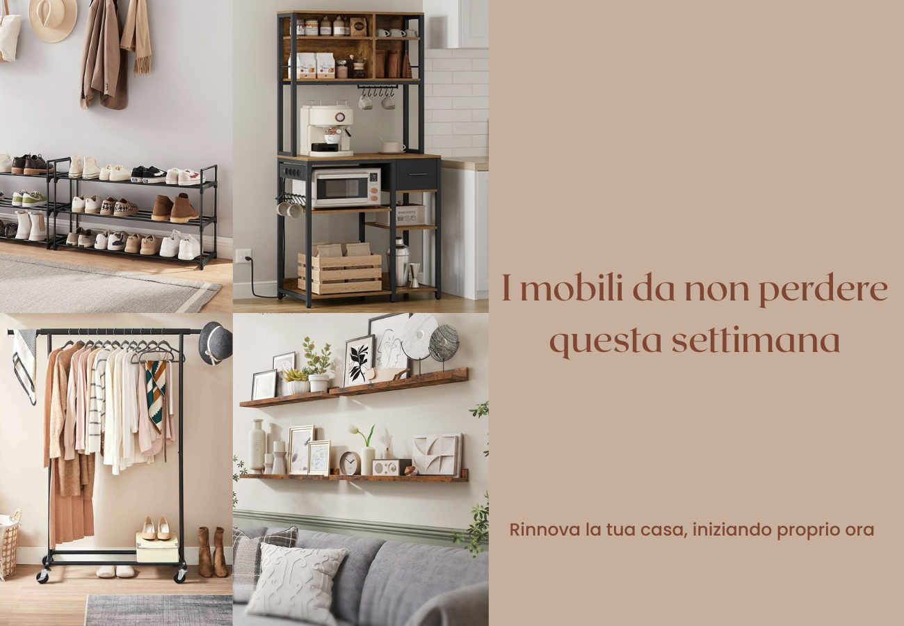 I mobili da non perdere questa settimana