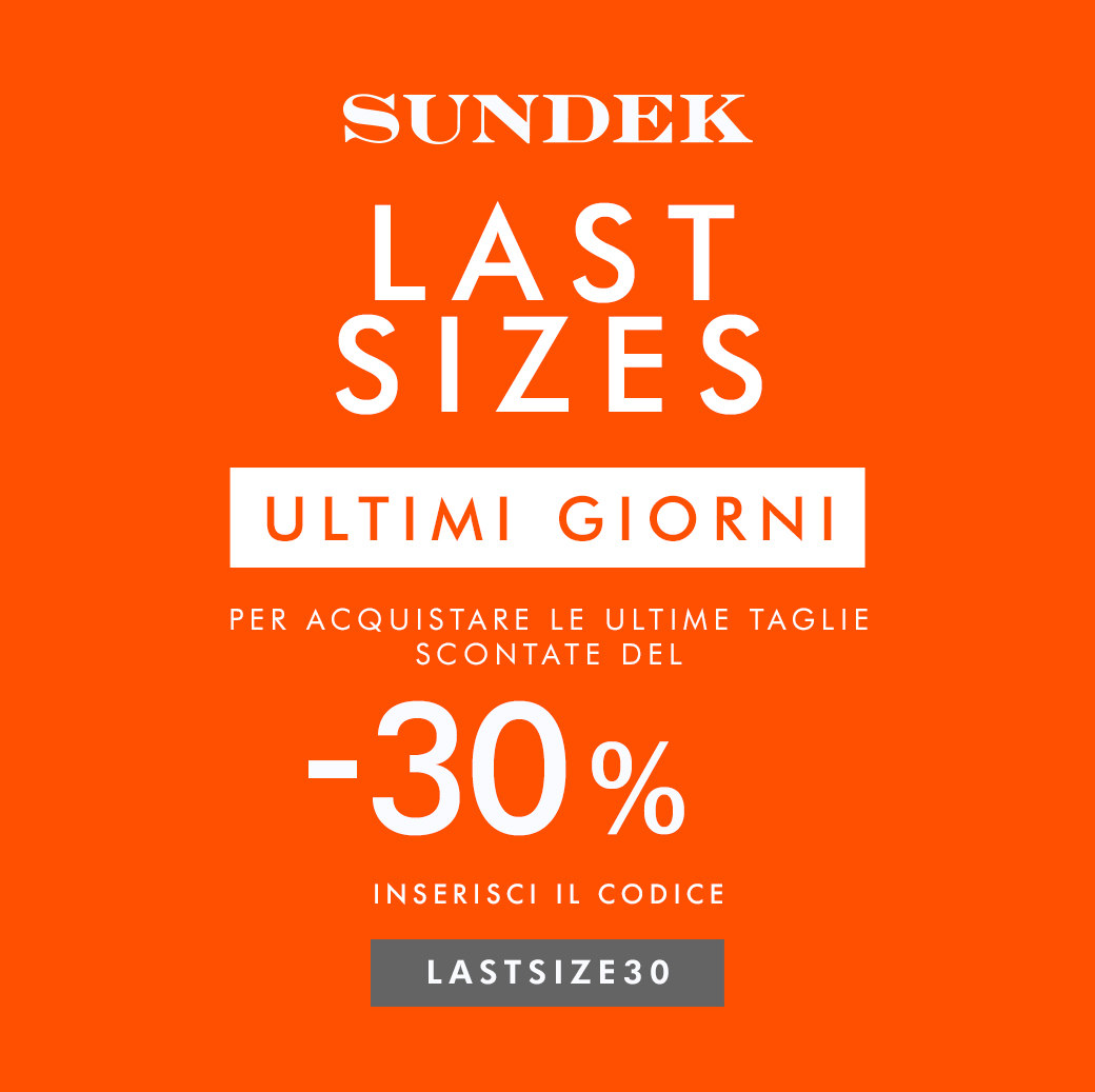 SUNDEK Last Sizes