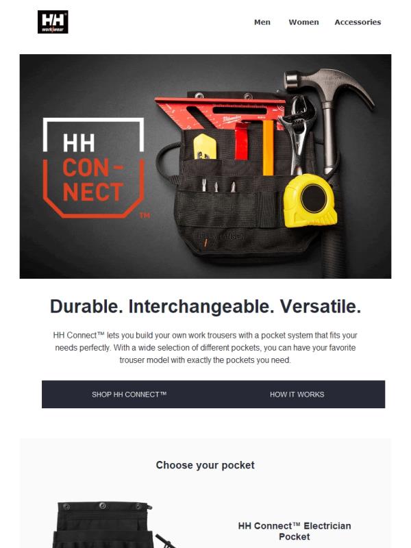 HH Connect™  — Build your perfect trousers