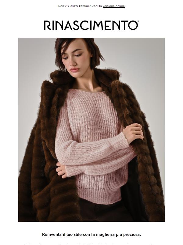 Morbidezza e luce: scopri la nuova maglieria