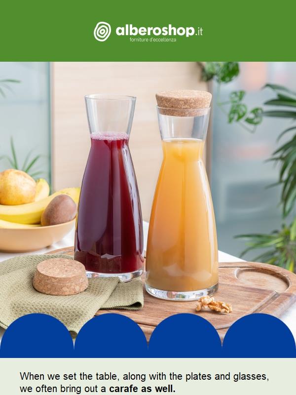 The carafe from an Arabic word to your table.