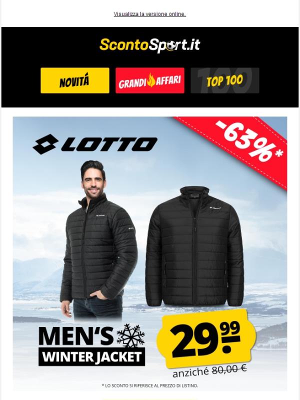 Giacca invernale Lotto ora a un prezzo speciale ❄ solo 29,99 €! ❄