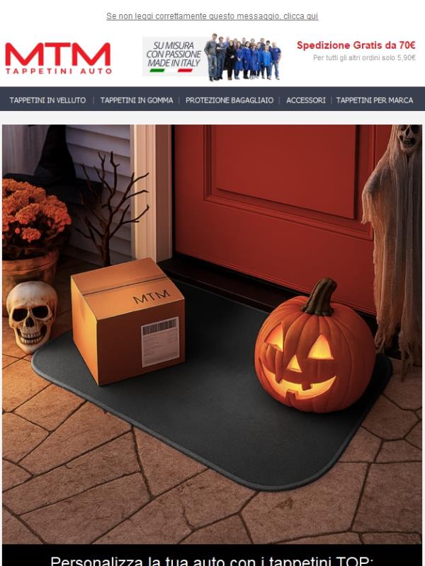 👻 Halloween da paura: −10% + zerbino omaggio sulla linea TOP