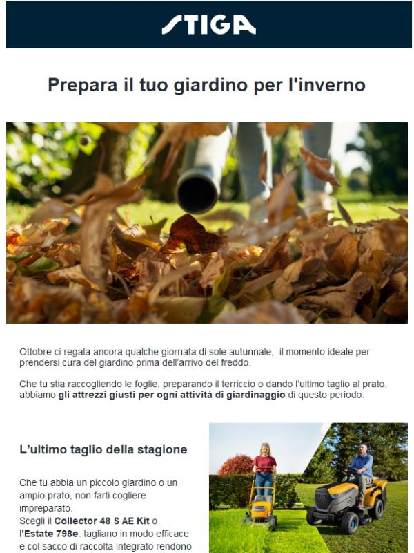 Prepara il tuo giardino per l'inverno