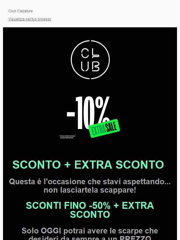 SOLO OGGI 💥 SCONTO + EXTRA SCONTO