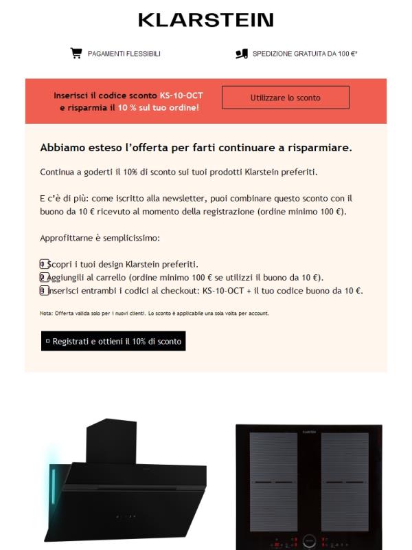 ✨ Continua a goderti il tuo sconto esclusivo del 10%!