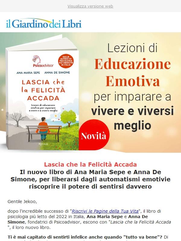È uscito: Lascia che la Felicità Accada
