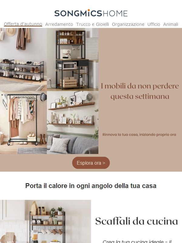 I mobili selezionati di questa settimana: rinfresca la tua casa