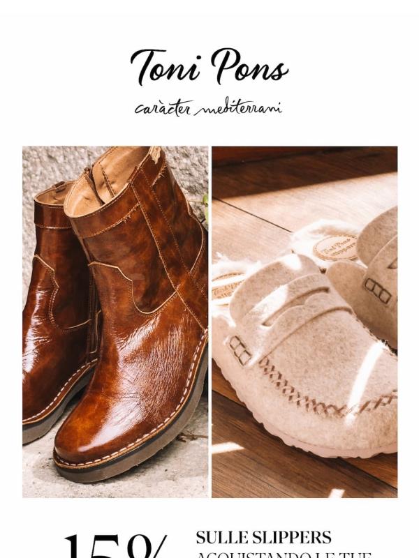 Ultima chiamata: -15% sulle slippers acquistando le tue calzature outdoor