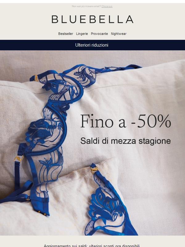 Ulteriori riduzioni nei saldi – Non aspettare