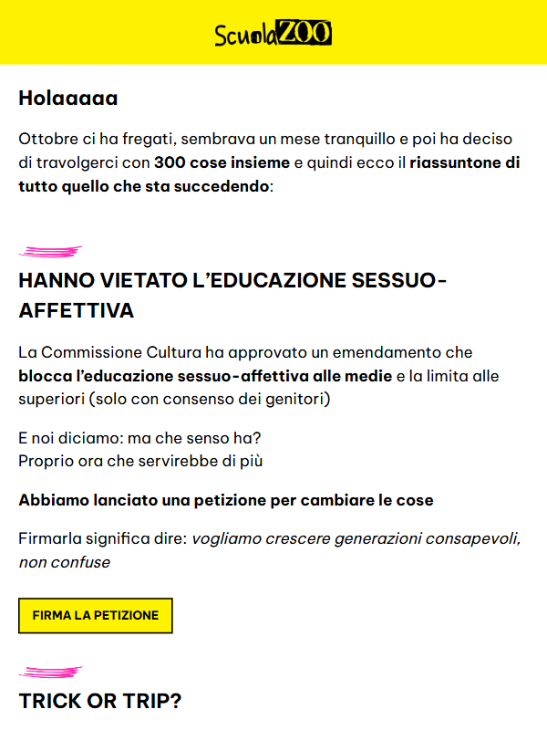 Ottobre ha fregato anche te?