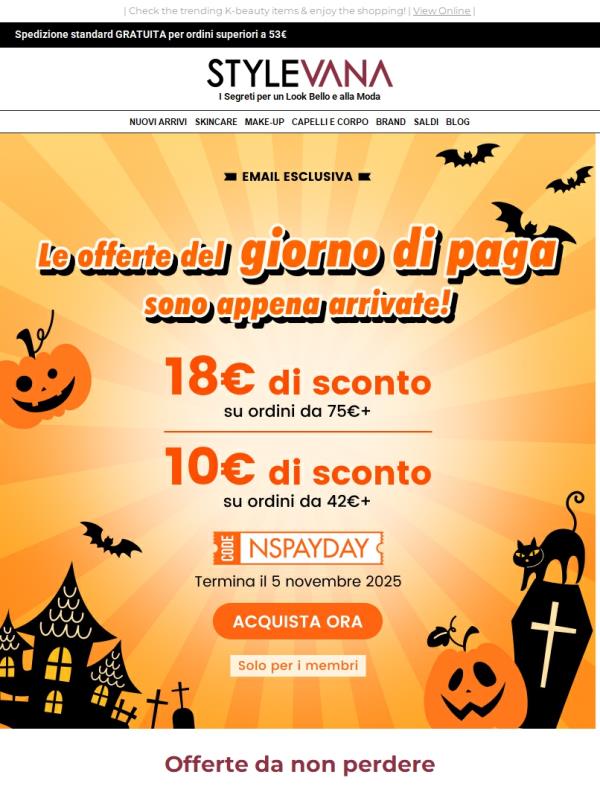 💸Offerte del giorno di paga: ora ATTIVE💸