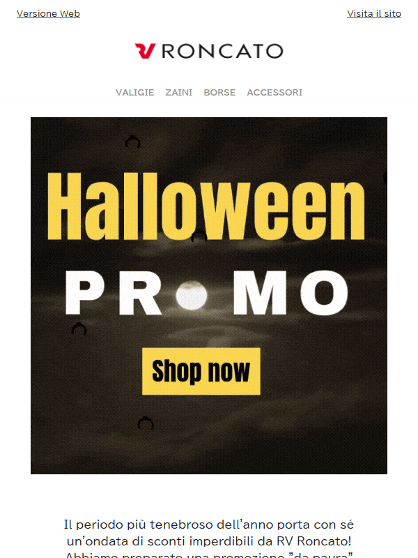 Halloween: Sconti da paura! 🎃