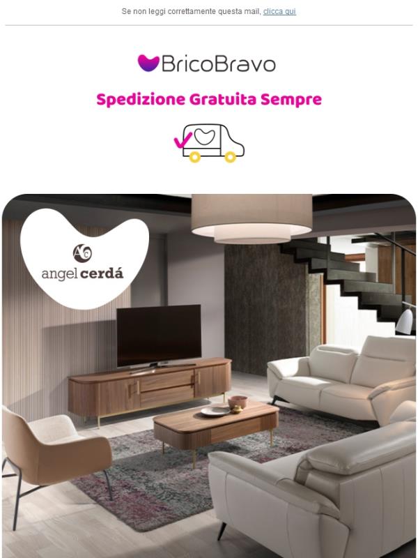 Doppio arredo di design, risparmiando