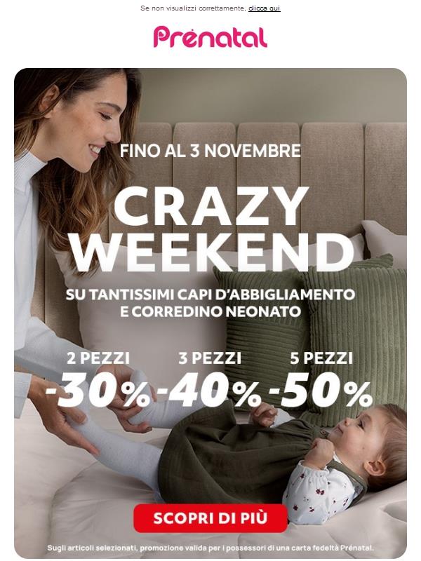 Più acquisti e più risparmi! Fino al -50% sull'abbigliamento