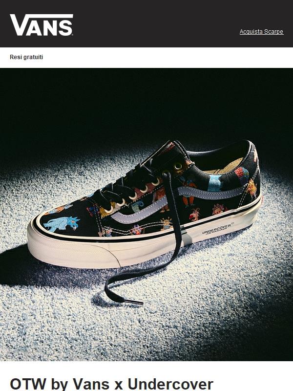DISPONIBILI ORA: OTW BY VANS X UNDERCOVER