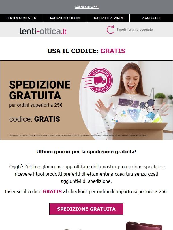 Ultima chiamata 📦 SPEDIZIONE GRATIS