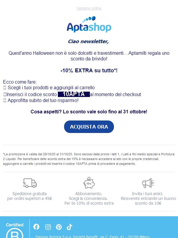 🎃Solo per te, -10% extra!