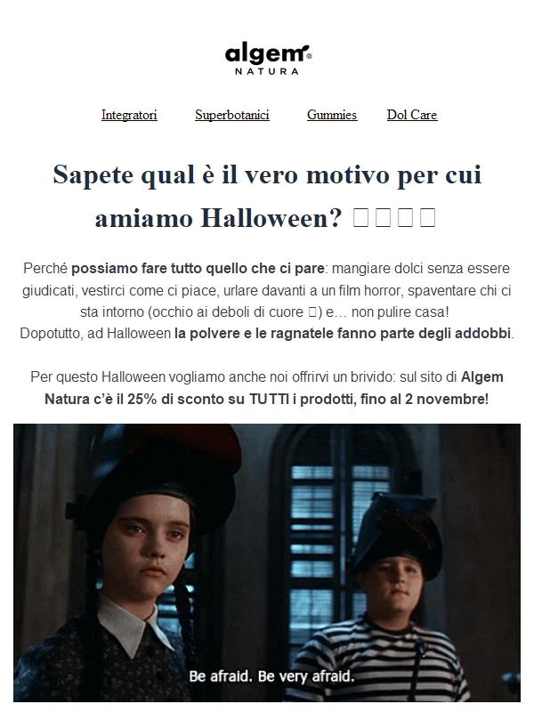 Dolcetto, scherzetto… o sconto del 25%? 🎃