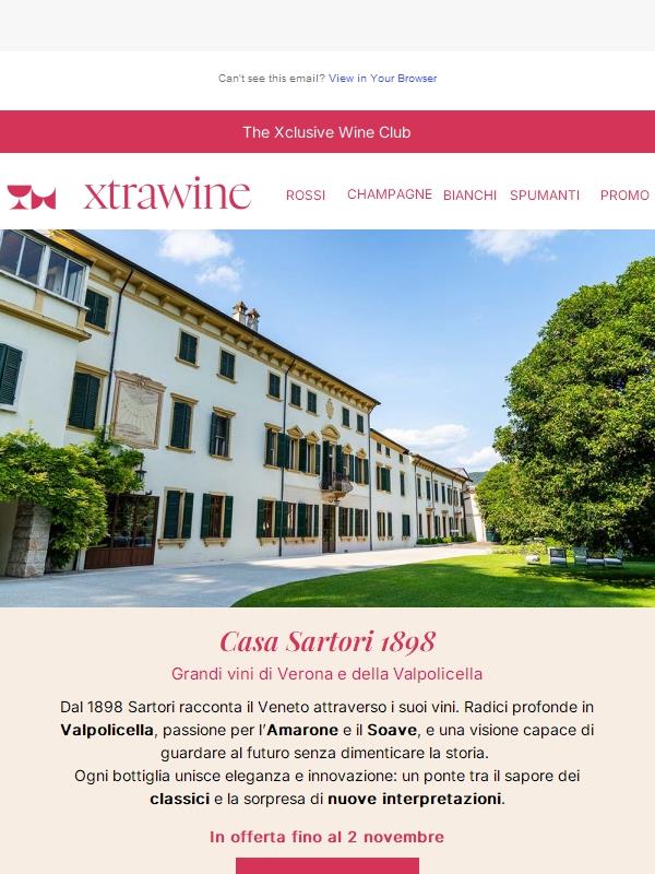 Sartori: passione per l’Amarone e il Soave