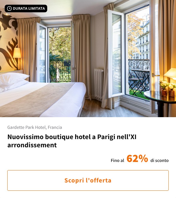 Nuovissimo boutique hotel a Parigi nell'XI arrondissement