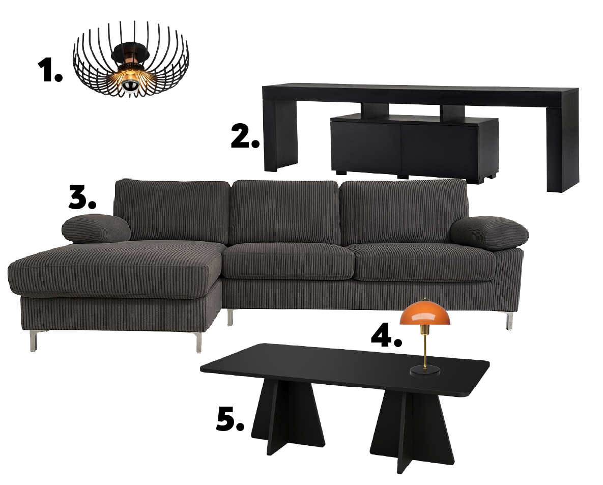 Composition ameublement chambre