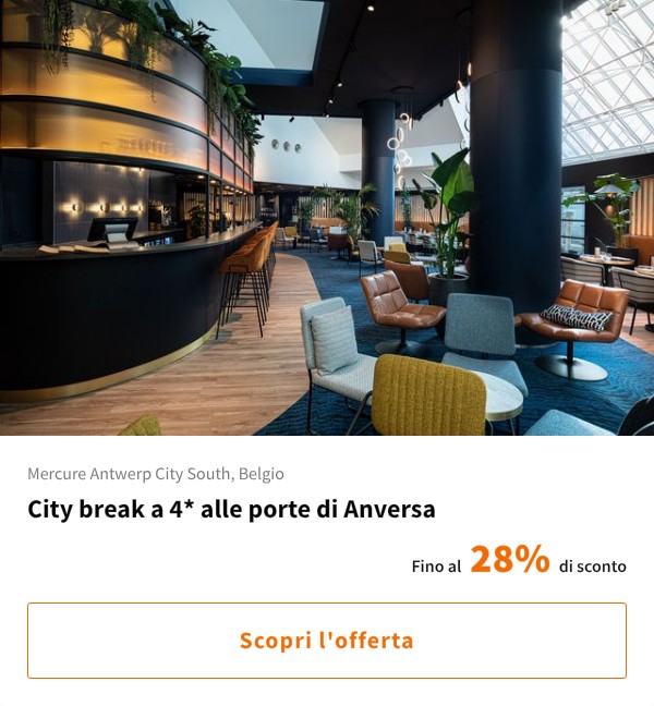 City break a 4* alle porte di Anversa
