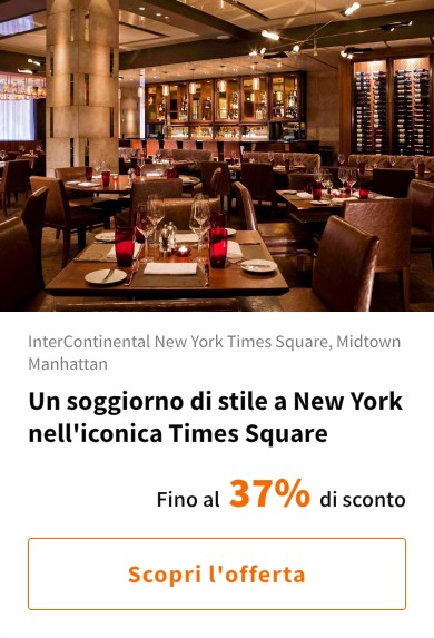 Un soggiorno di stile a New York nell&#x27;iconica Times Square