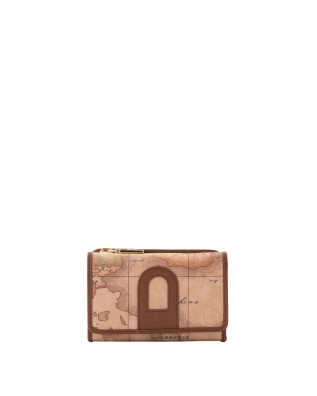 Image of Alviero Martini Prima Classe - Portafoglio bifolder medio in tessuto soft Highland Soft