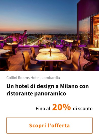 Un hotel di design a Milano con ristorante panoramico