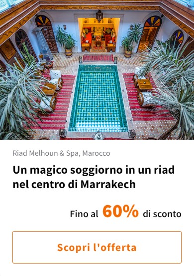 Un magico soggiorno in un riad nel centro di Marrakech