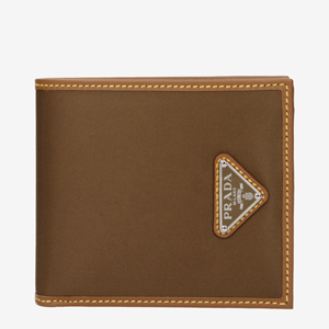 Prada Wallets Men Fabric Brown/Cork