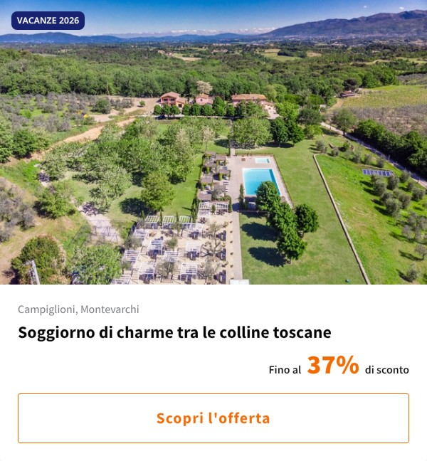 Soggiorno di charme tra le colline toscane