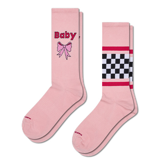 2-Pack Baby Sneaker Socks