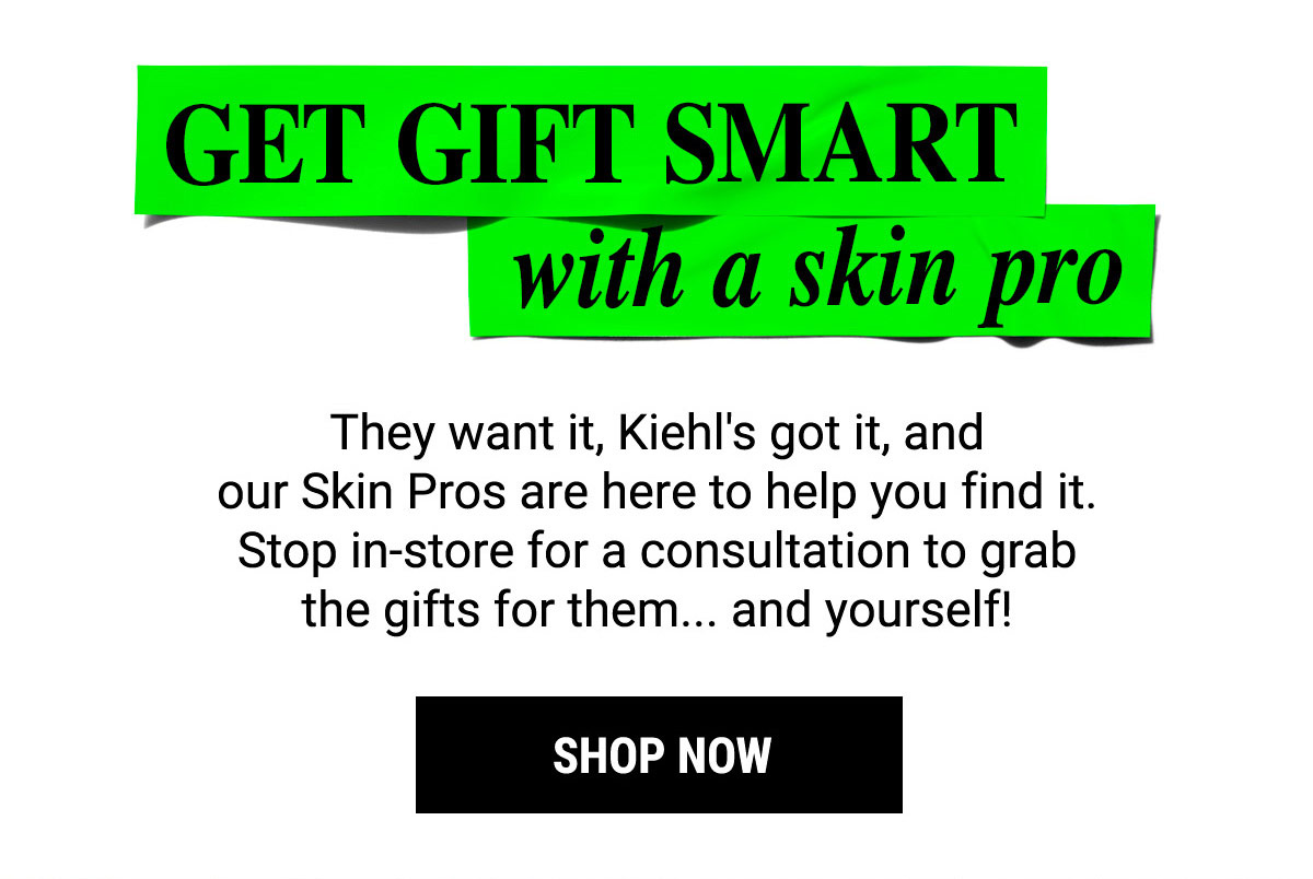 GET GIFT SMART with a skin pro