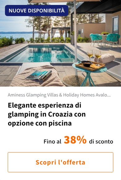 Elegante esperienza di glamping in Croazia con opzione con piscina