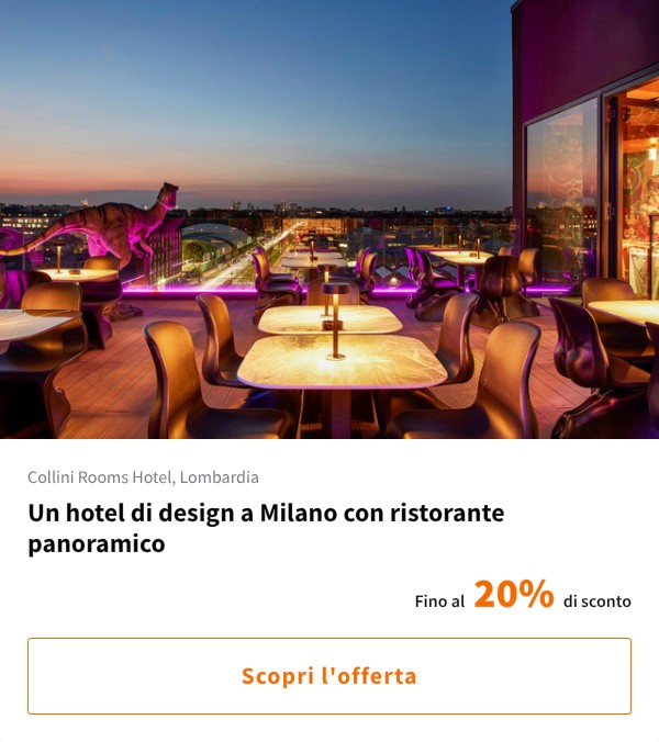 Un hotel di design a Milano con ristorante panoramico