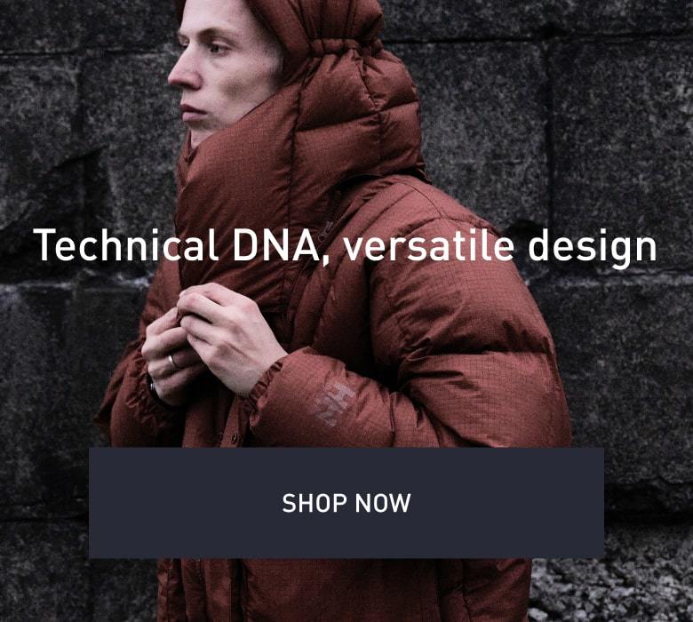 Technical DNA, versatile design. SHOP NOW.