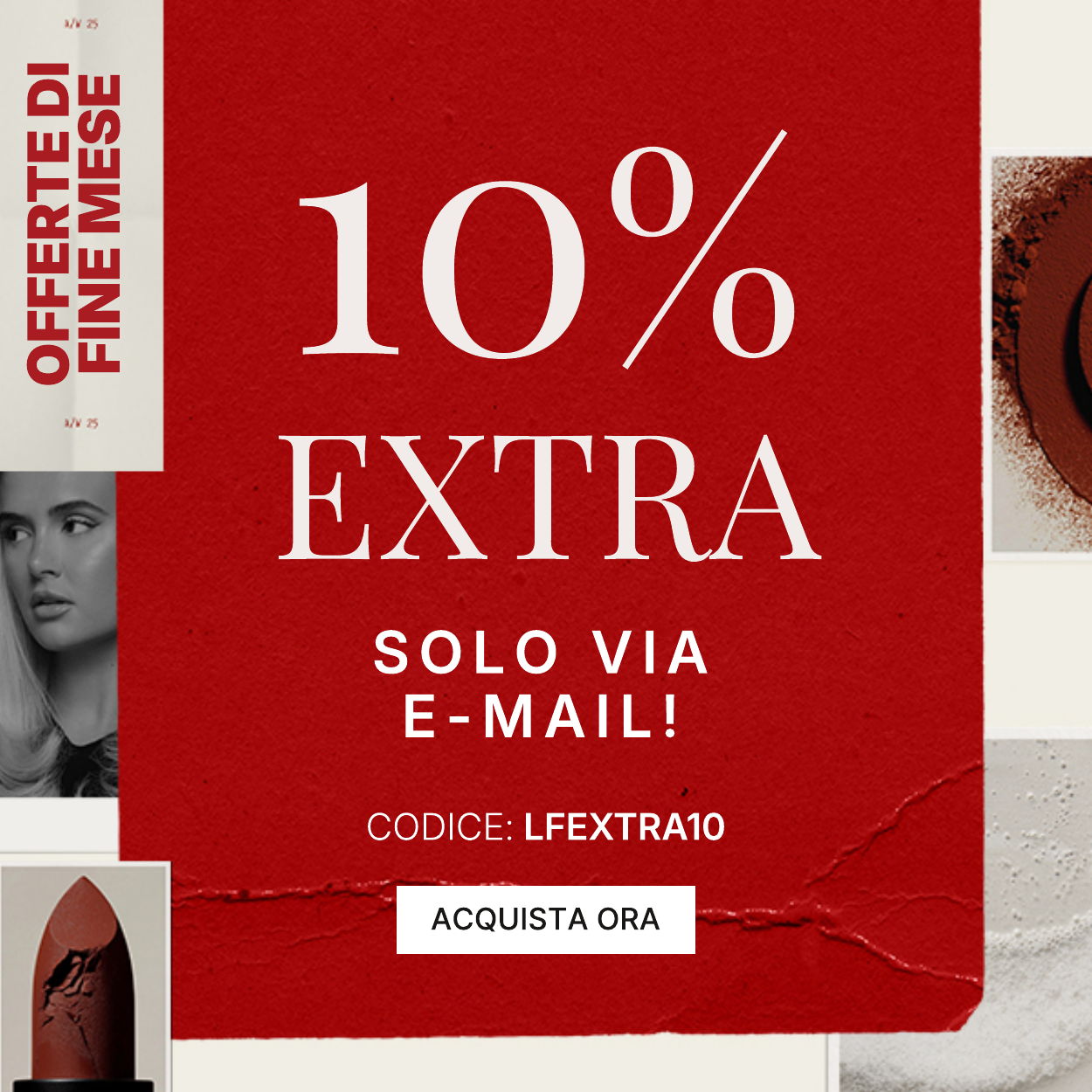 extra 10 per cento di sconto