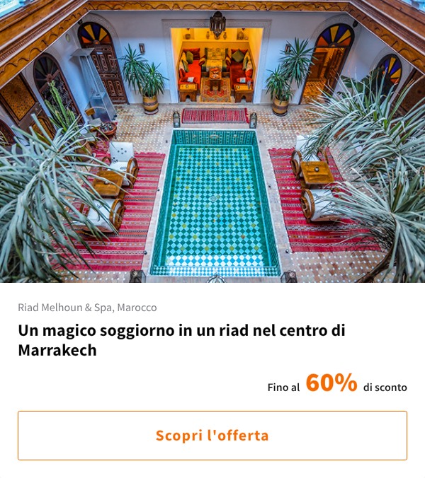 Un magico soggiorno in un riad nel centro di Marrakech