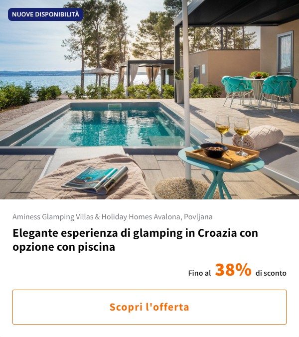 Elegante esperienza di glamping in Croazia con opzione con piscina