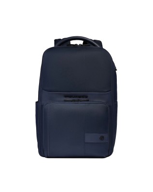 Image of Piquadro – Zaino da viaggio porta pc 14’’ in pelle e tessuto