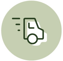 Simbolo di un furgone per le consegne