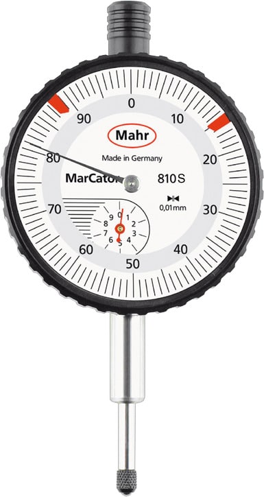 MAHR - Comparatore antiurto, Intervallo di misurazione / ⌀ Cassa: 10/58 mm