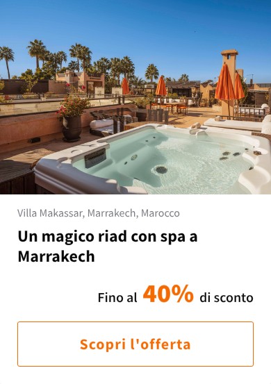 Un magico riad con spa a Marrakech