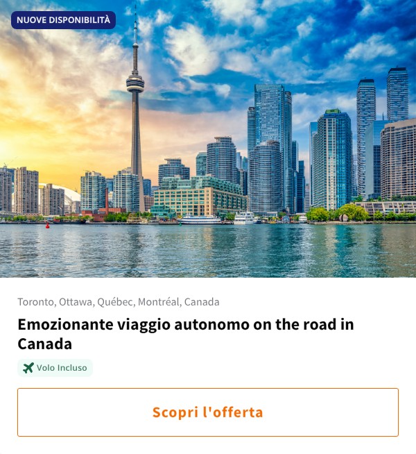 Emozionante viaggio autonomo on the road in Canada