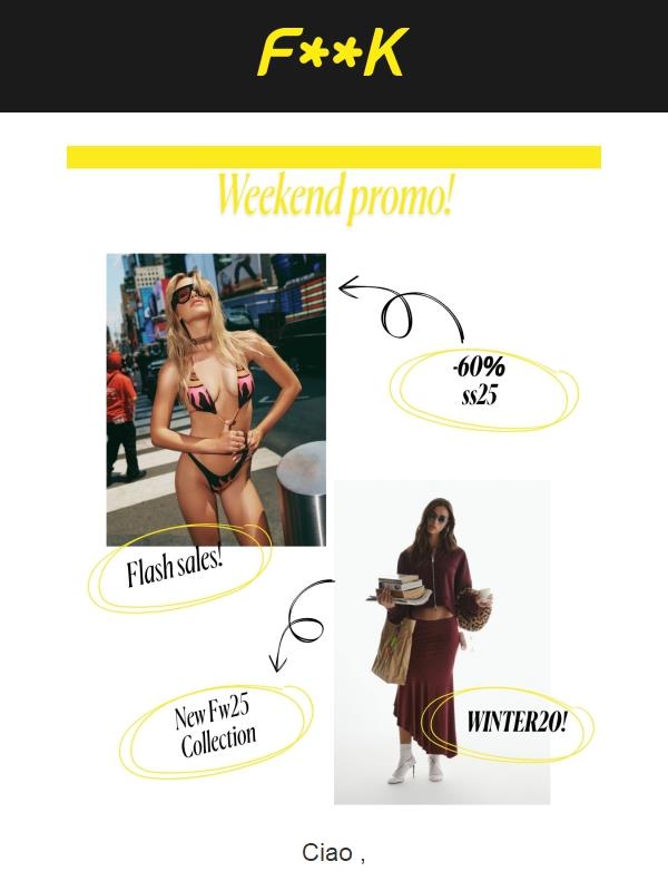 Ehi, i flash sales sono tornati!🎉